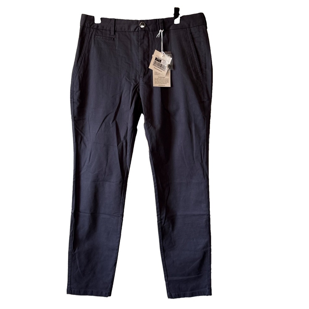 Perk InkBlue Slim Fit Stretch Feel Good Chinos Men's Pants Size 32 x 32
